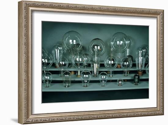  Edison Incandescent Light Bulbs-Cesare Tallone-Framed Giclee Print