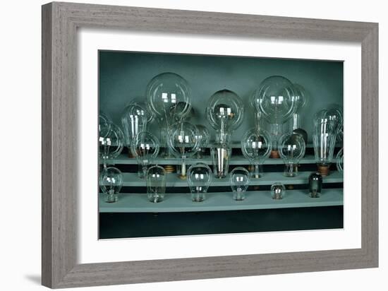  Edison Incandescent Light Bulbs-Cesare Tallone-Framed Giclee Print