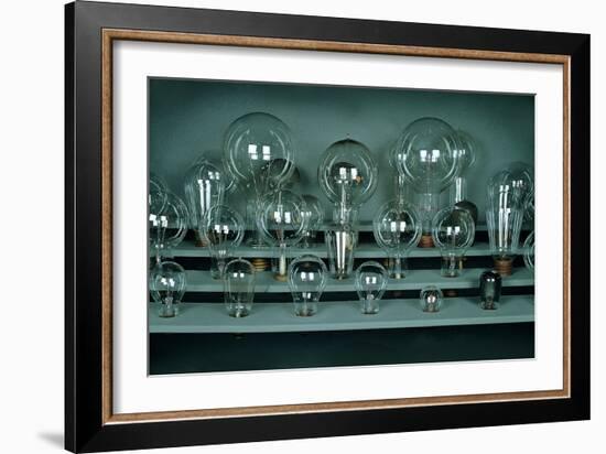  Edison Incandescent Light Bulbs-Cesare Tallone-Framed Giclee Print