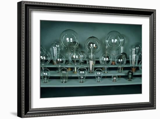  Edison Incandescent Light Bulbs-Cesare Tallone-Framed Giclee Print