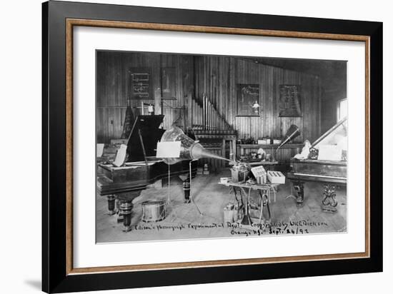 Edison's Experimental Department-null-Framed Giclee Print