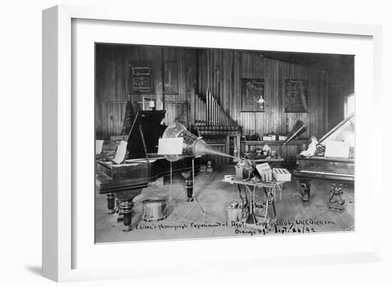 Edison's Experimental Department-null-Framed Giclee Print