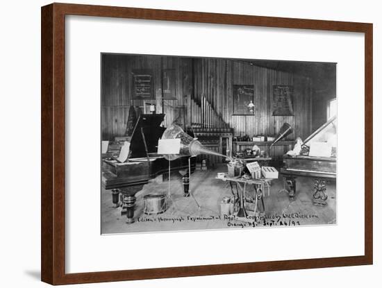 Edison's Experimental Department-null-Framed Giclee Print