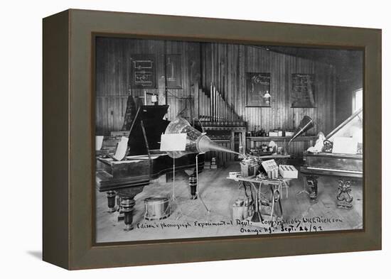 Edison's Experimental Department-null-Framed Premier Image Canvas