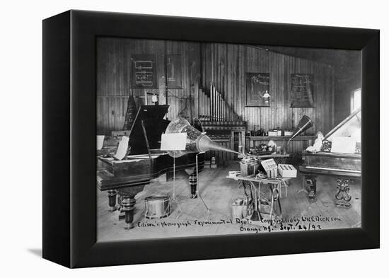 Edison's Experimental Department-null-Framed Premier Image Canvas