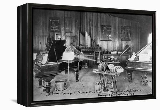 Edison's Experimental Department-null-Framed Premier Image Canvas