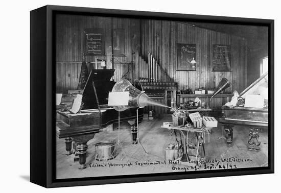 Edison's Experimental Department-null-Framed Premier Image Canvas