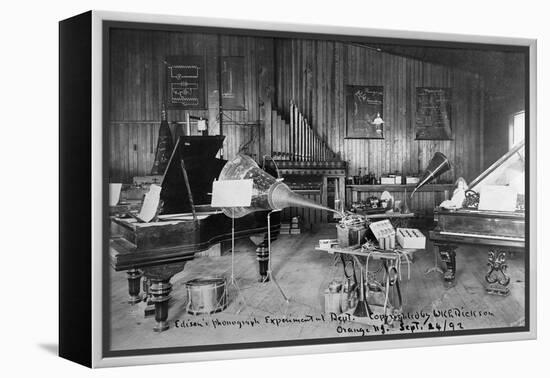 Edison's Experimental Department-null-Framed Premier Image Canvas