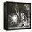 Edison's Experimentation with Light Bulbs-English School-Framed Premier Image Canvas