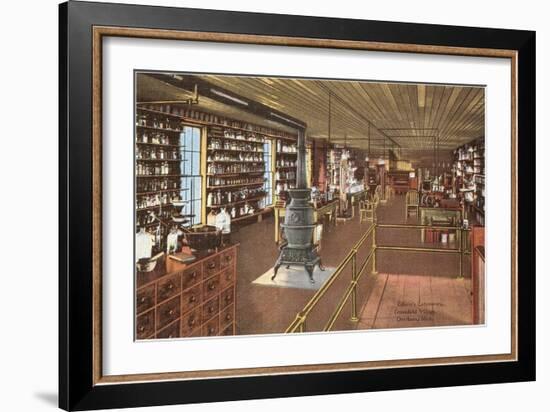 Edison's Laboratory, Dearborn, Michigan-null-Framed Art Print