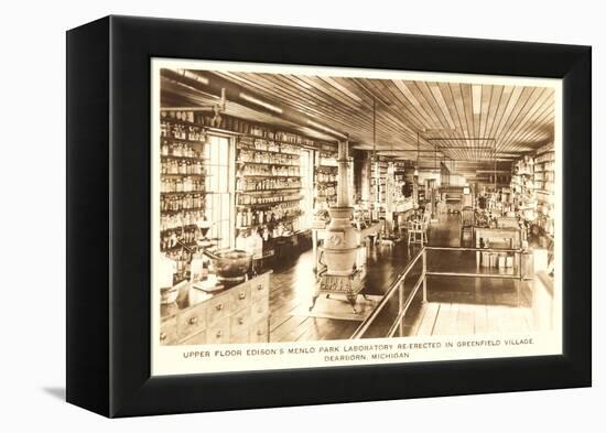 Edison's Laboratory, Greenfield Village, Dearborn, Michigan-null-Framed Stretched Canvas