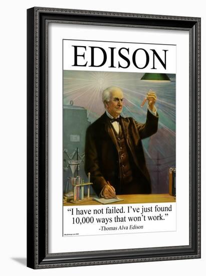 Edison-null-Framed Art Print