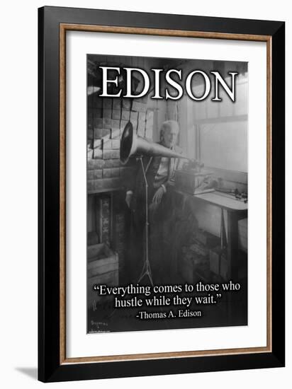 Edison-null-Framed Art Print