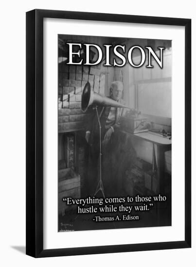 Edison-null-Framed Art Print