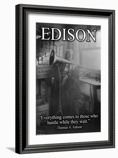 Edison-null-Framed Art Print