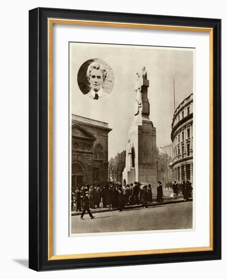 Edith Cavell Memorial-null-Framed Photographic Print