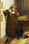 Playing with the Kittens, 1897-Edith Grey-Giclee Print