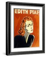 Edith Piaf (1915-1963) French Singer, C. 1930-null-Framed Photo