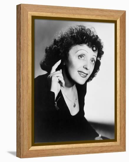 Edith Piaf, French Ballad Singer in Publicity Still from 1947-null-Framed Stretched Canvas