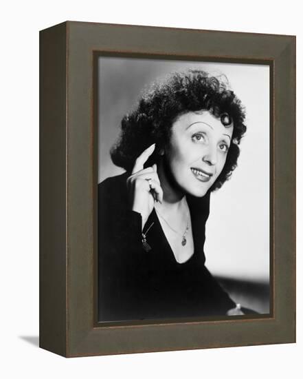 Edith Piaf, French Ballad Singer in Publicity Still from 1947-null-Framed Stretched Canvas