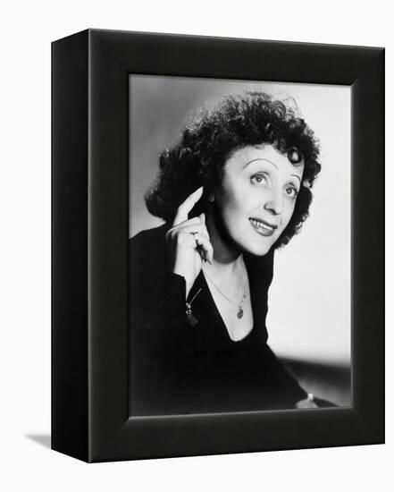 Edith Piaf, French Ballad Singer in Publicity Still from 1947-null-Framed Stretched Canvas