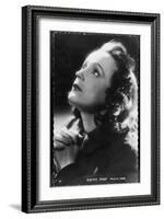 Edith Piaf French Singer-null-Framed Photographic Print