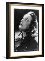 Edith Piaf French Singer-null-Framed Photographic Print