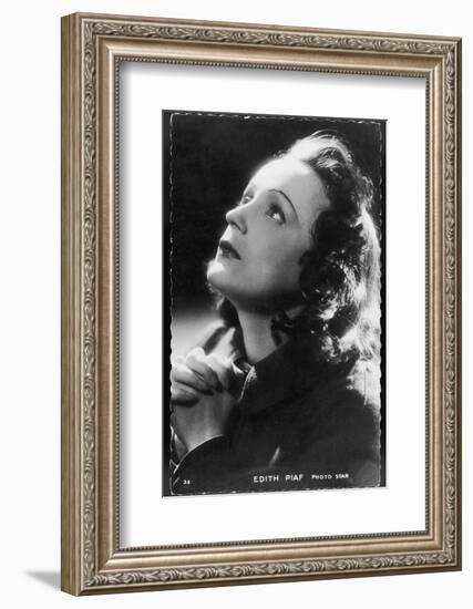 Edith Piaf French Singer-null-Framed Photographic Print