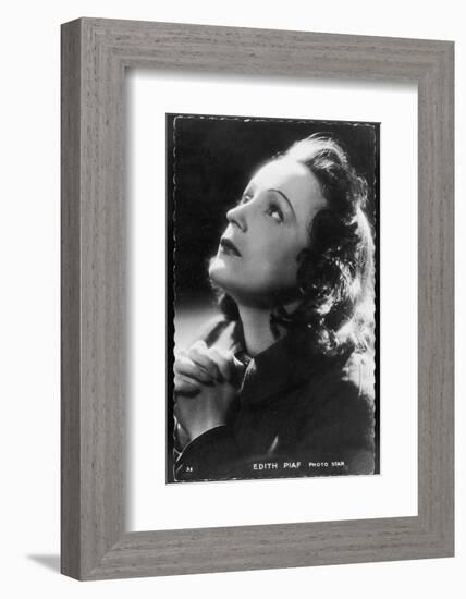 Edith Piaf French Singer-null-Framed Photographic Print