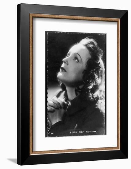 Edith Piaf French Singer-null-Framed Photographic Print