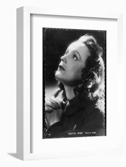 Edith Piaf French Singer-null-Framed Photographic Print