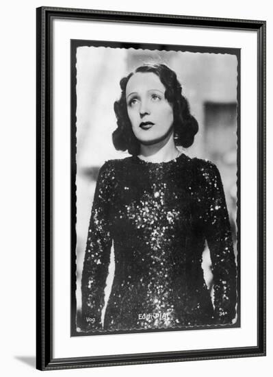 Edith Piaf French Singer-null-Framed Photographic Print