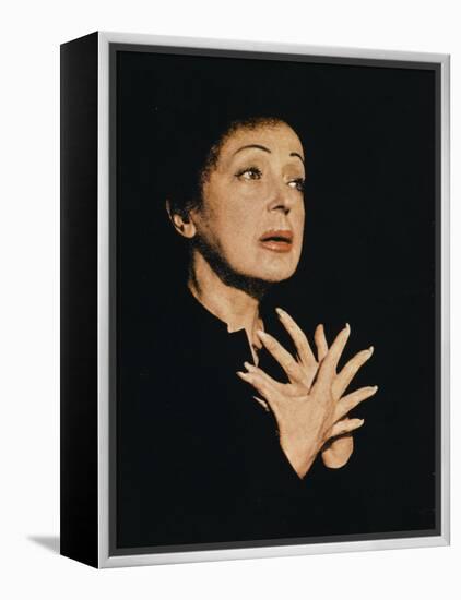 Edith Piaf Photo-null-Framed Premier Image Canvas