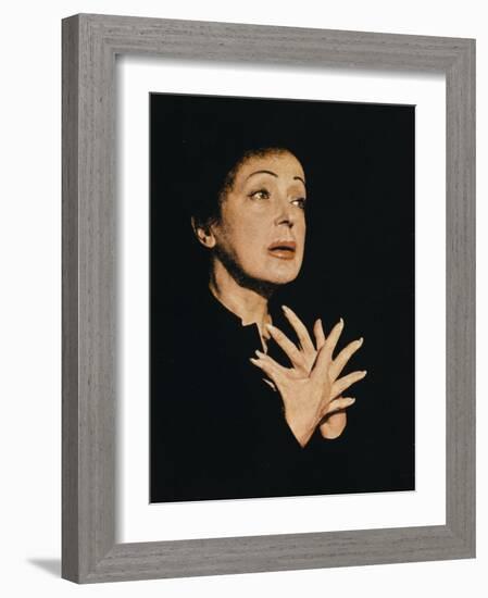 Edith Piaf Photo-null-Framed Photographic Print