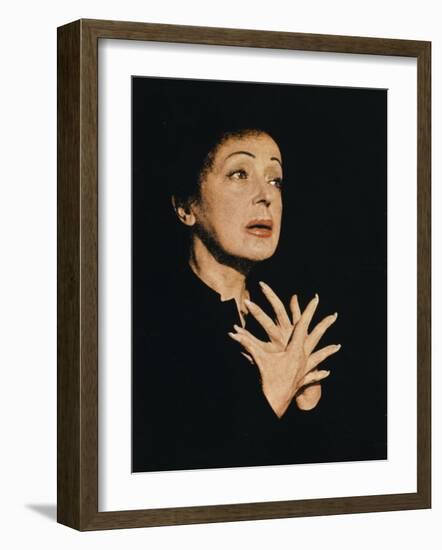 Edith Piaf Photo-null-Framed Photographic Print