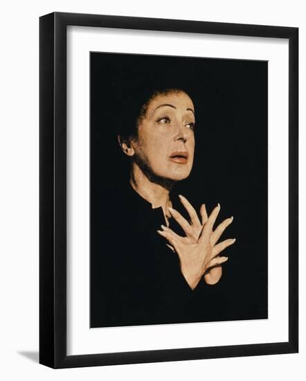 Edith Piaf Photo-null-Framed Photographic Print