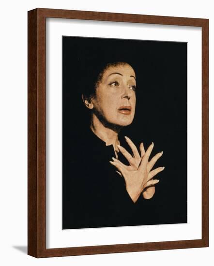 Edith Piaf Photo-null-Framed Photographic Print