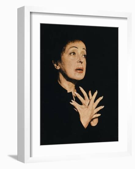 Edith Piaf Photo-null-Framed Photographic Print