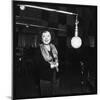 Edith Piaf Recording-DR-Mounted Photographic Print