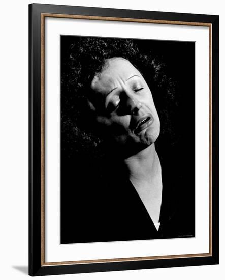 Edith Piaf-Gjon Mili-Framed Premium Photographic Print