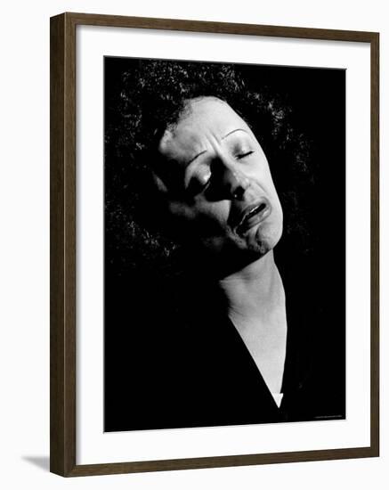 Edith Piaf-Gjon Mili-Framed Premium Photographic Print