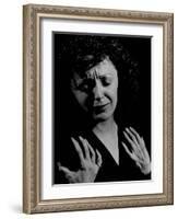 Edith Piaf-Gjon Mili-Framed Premium Photographic Print