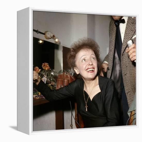 Edith Piaf-null-Framed Stretched Canvas