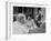 Edith S. Sampson and Cyrille Makinsky at Fouquet's Restaurant-null-Framed Photographic Print