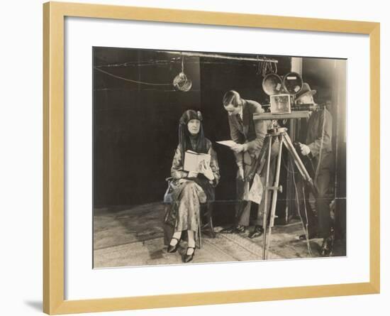 Edith Sitwell Recording-null-Framed Photographic Print