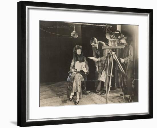 Edith Sitwell Recording-null-Framed Photographic Print