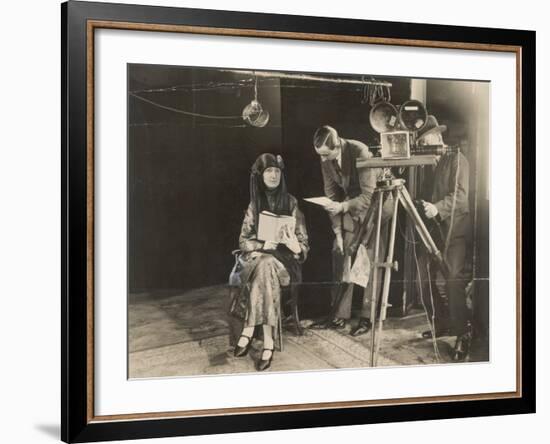 Edith Sitwell Recording-null-Framed Photographic Print