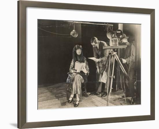 Edith Sitwell Recording-null-Framed Photographic Print