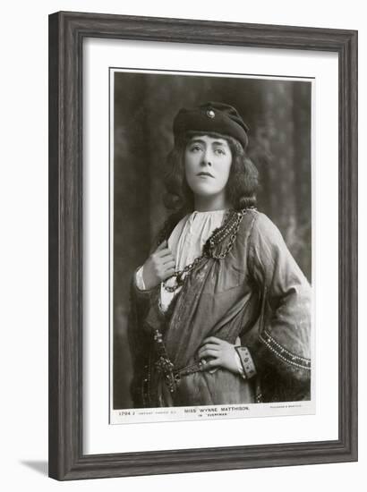 Edith Wynne Matthison, British Actress, C1907-null-Framed Giclee Print