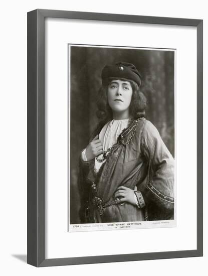 Edith Wynne Matthison, British Actress, C1907-null-Framed Giclee Print